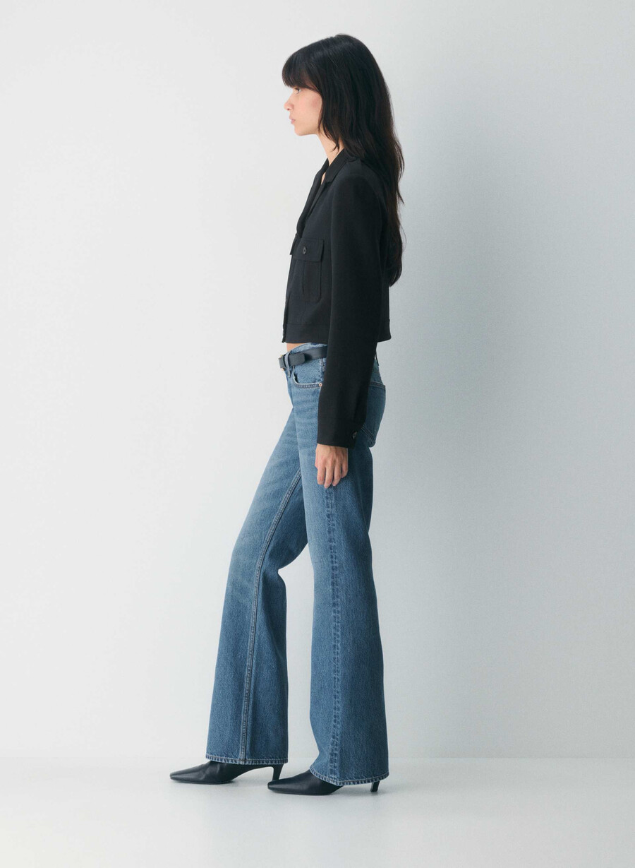 march jacket - crepette black