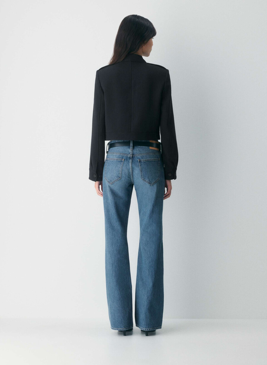 march jacket - crepette black