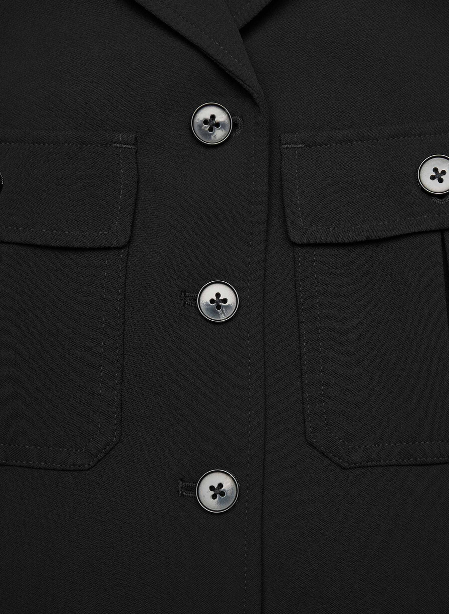 march jacket - crepette black