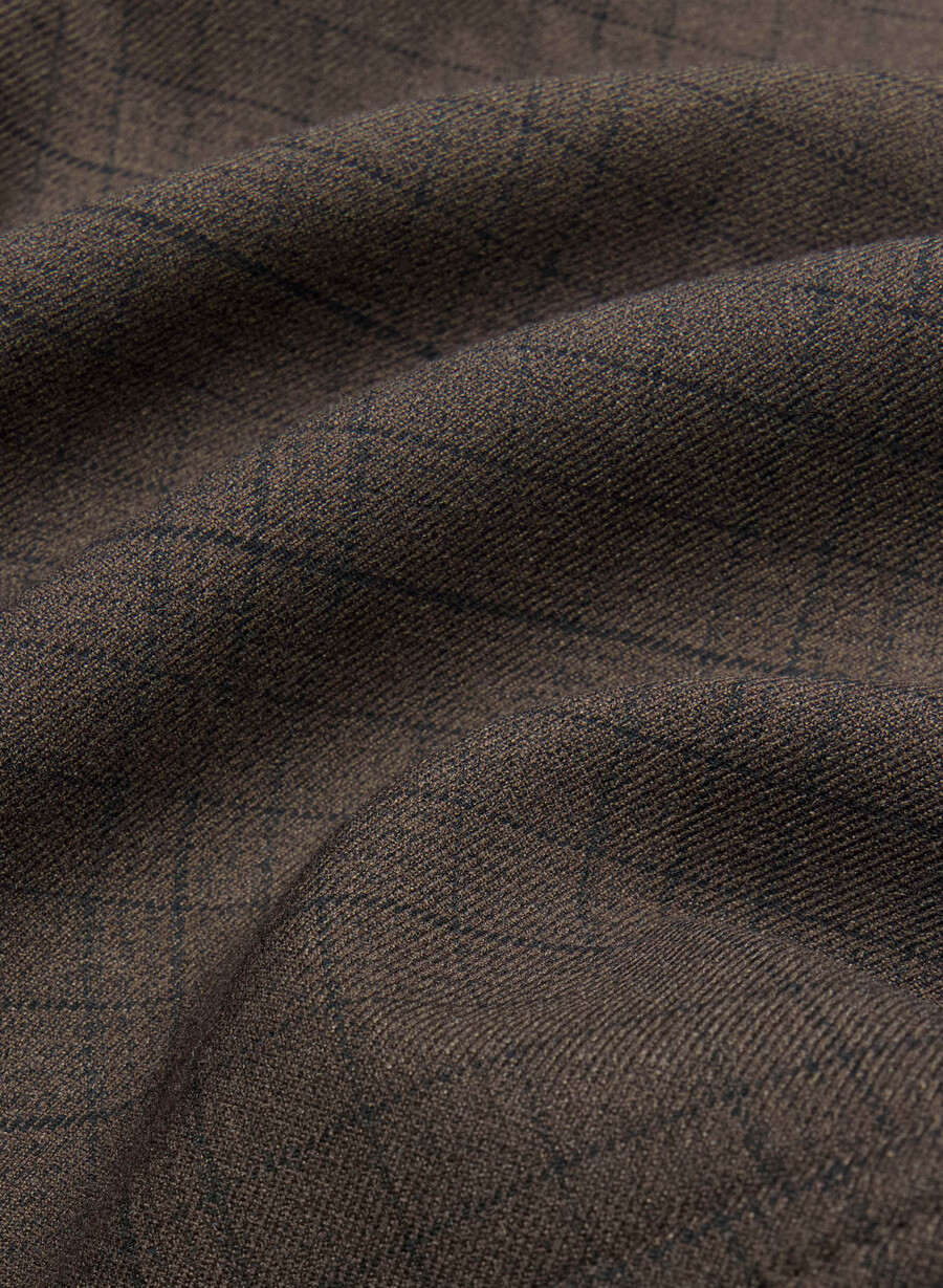 march jacket - twill sanford chk r m brblk