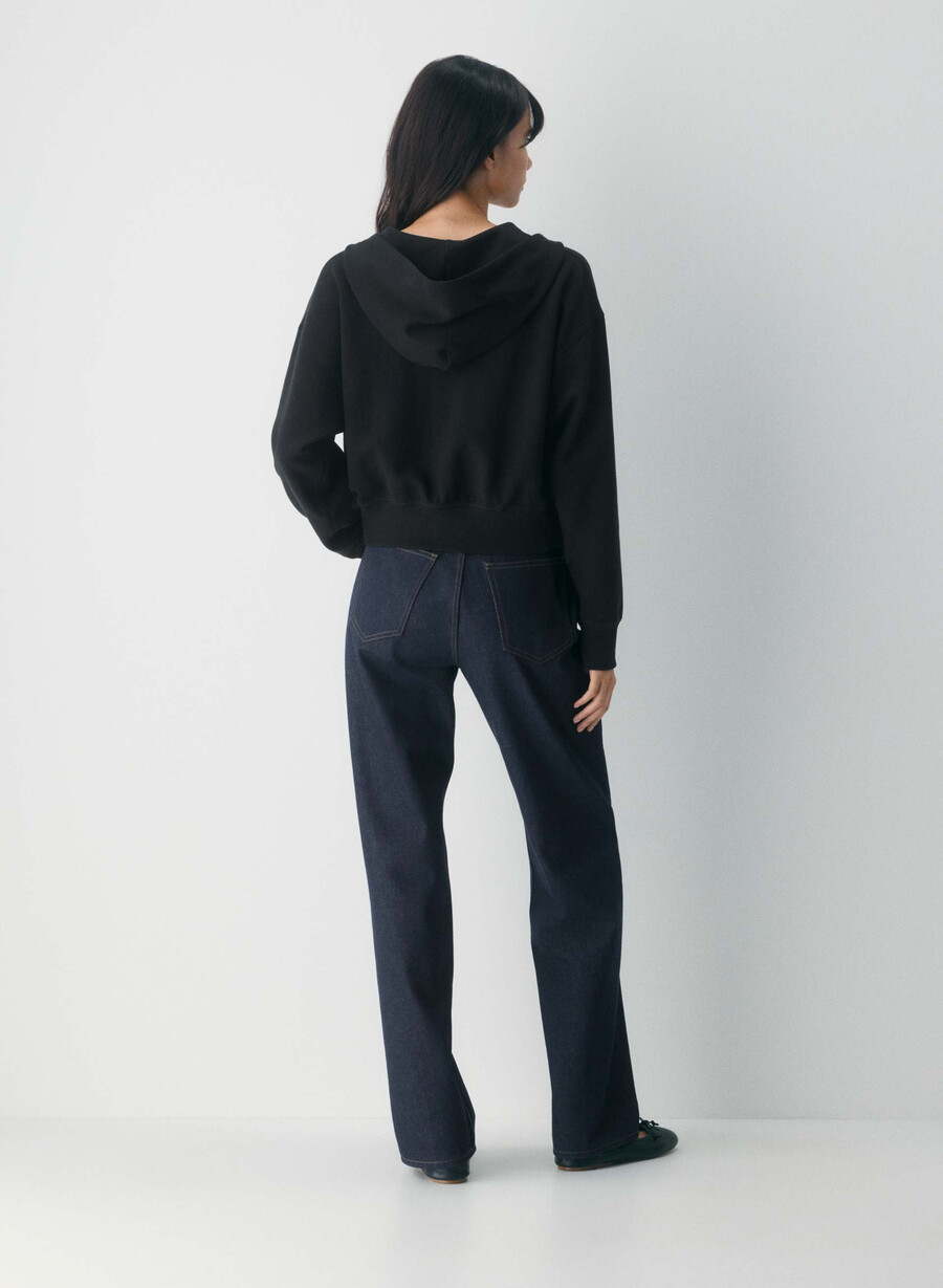 new wafflex eddy zip hoodie black