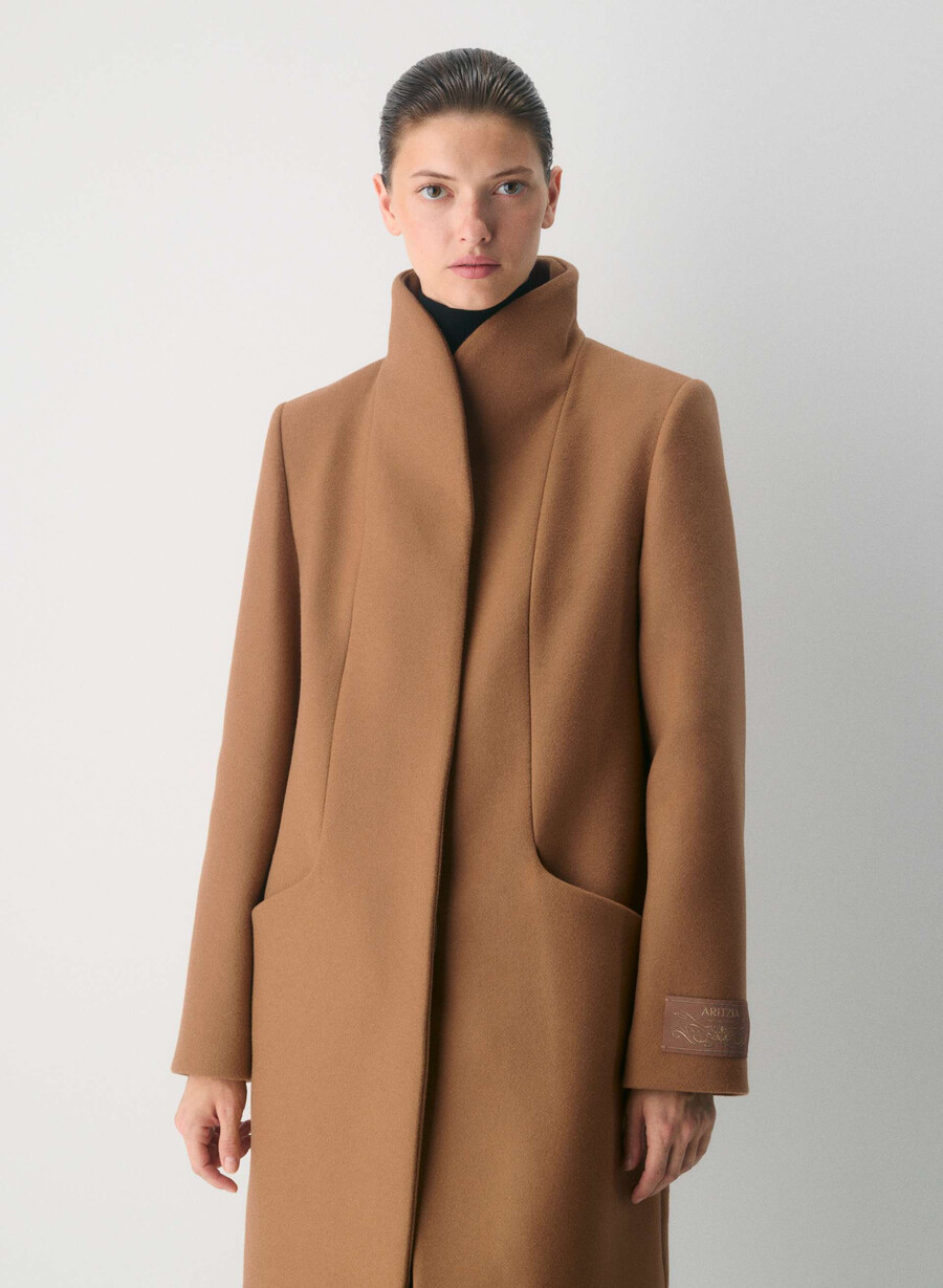 the cocoon coat - luxe wool cashmere saville