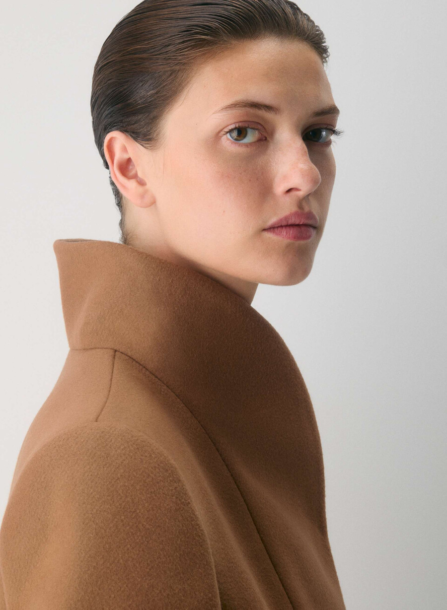 the cocoon coat - luxe wool cashmere saville
