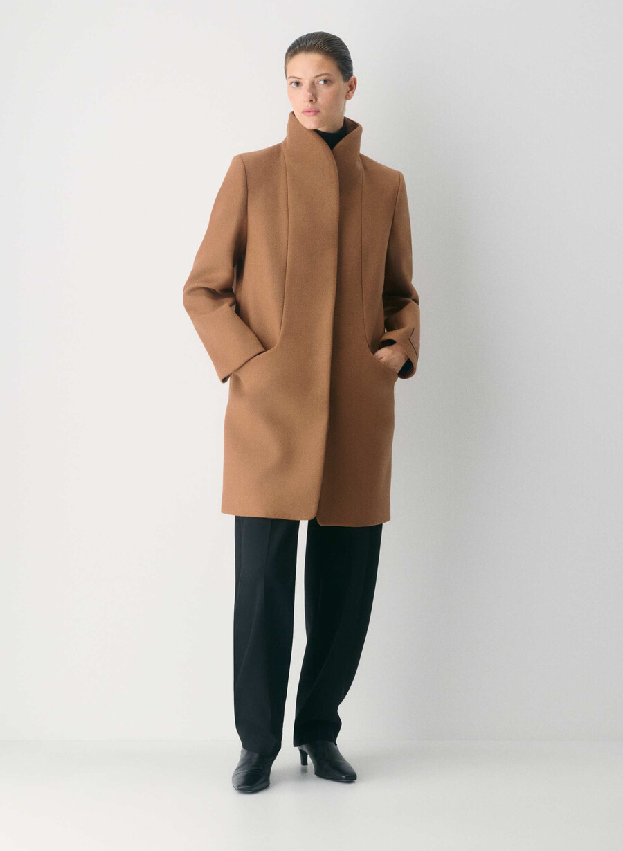 the cocoon coat - luxe wool cashmere saville