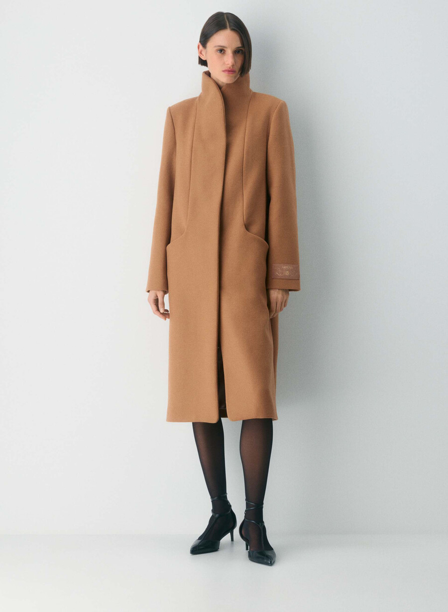 the cocoon long coat - luxe wool cashmere saville