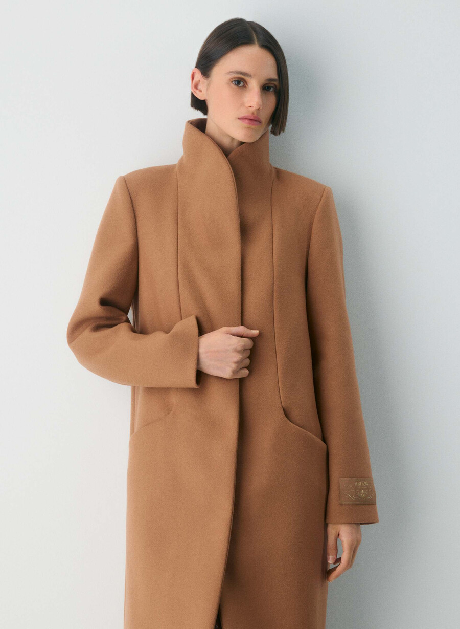 the cocoon long coat - luxe wool cashmere saville