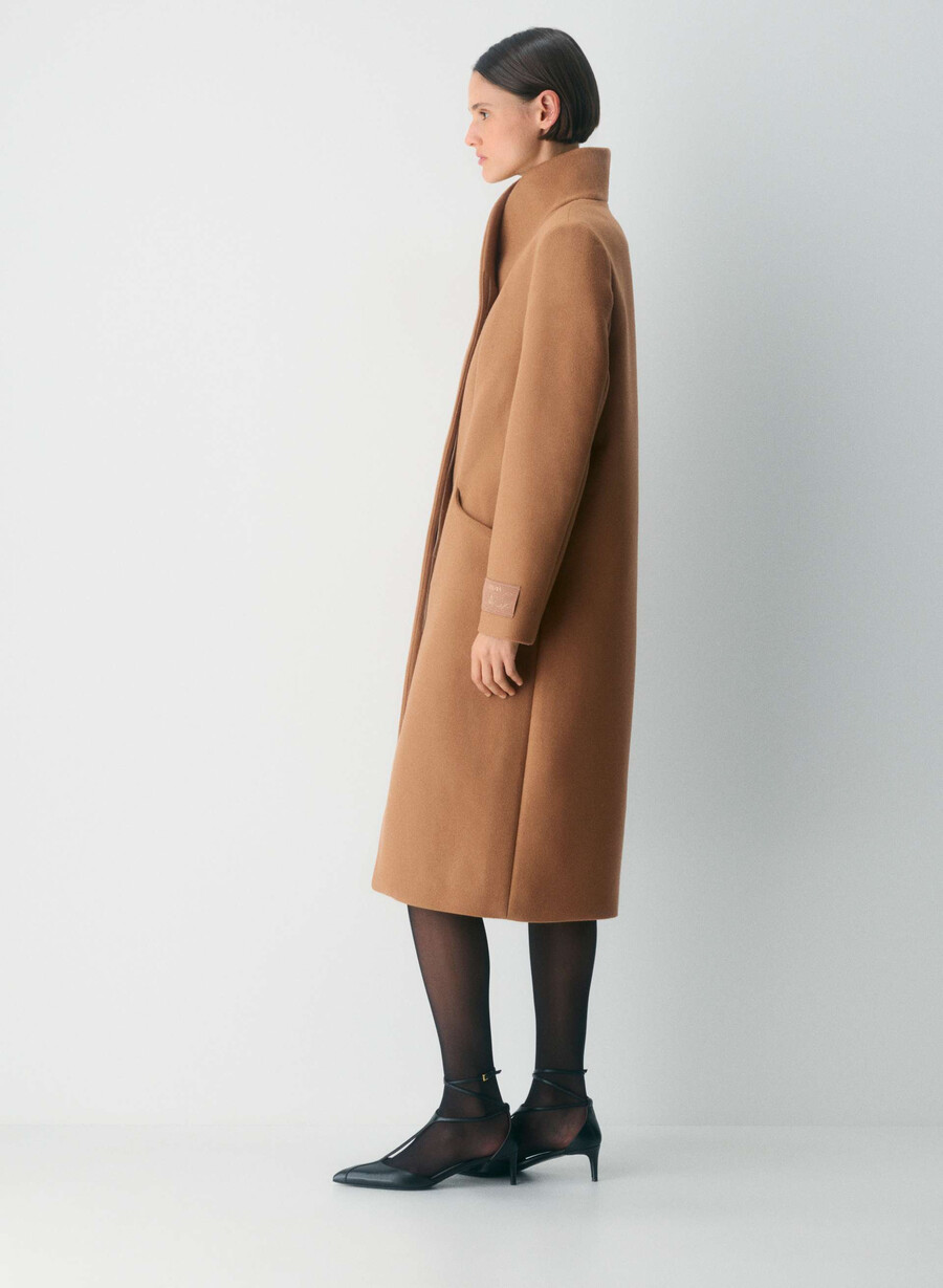 the cocoon long coat - luxe wool cashmere saville