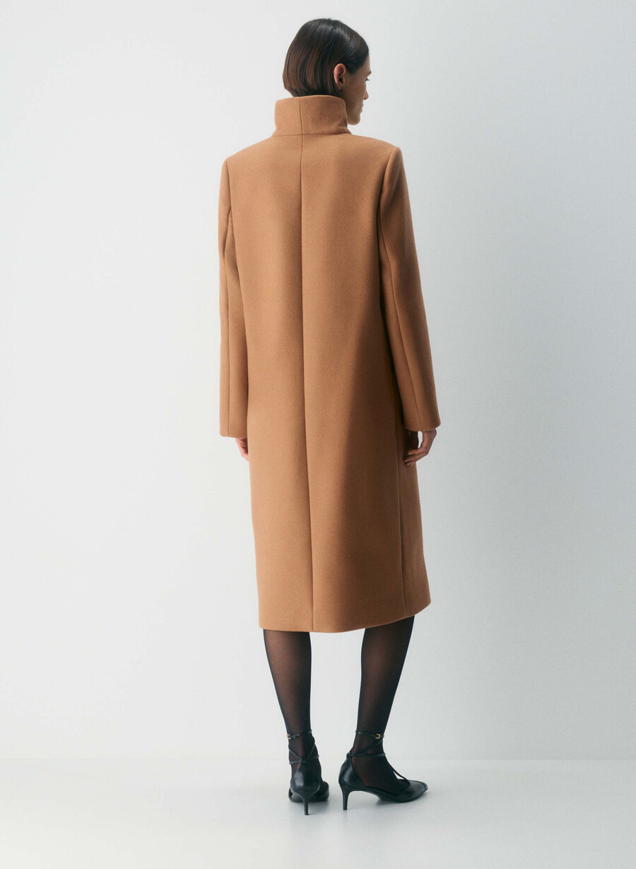 the cocoon long coat - luxe wool cashmere saville