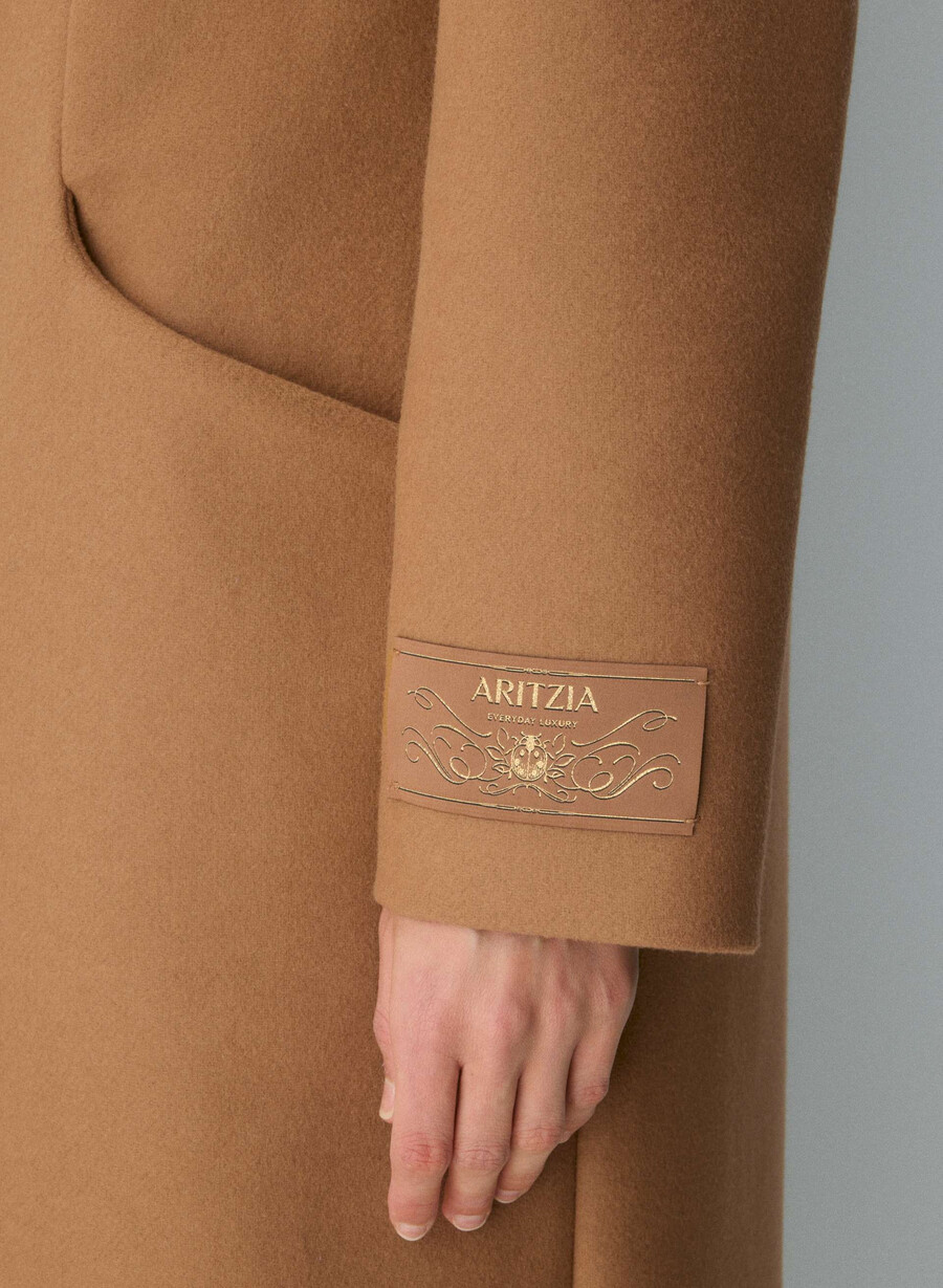 the cocoon long coat - luxe wool cashmere saville