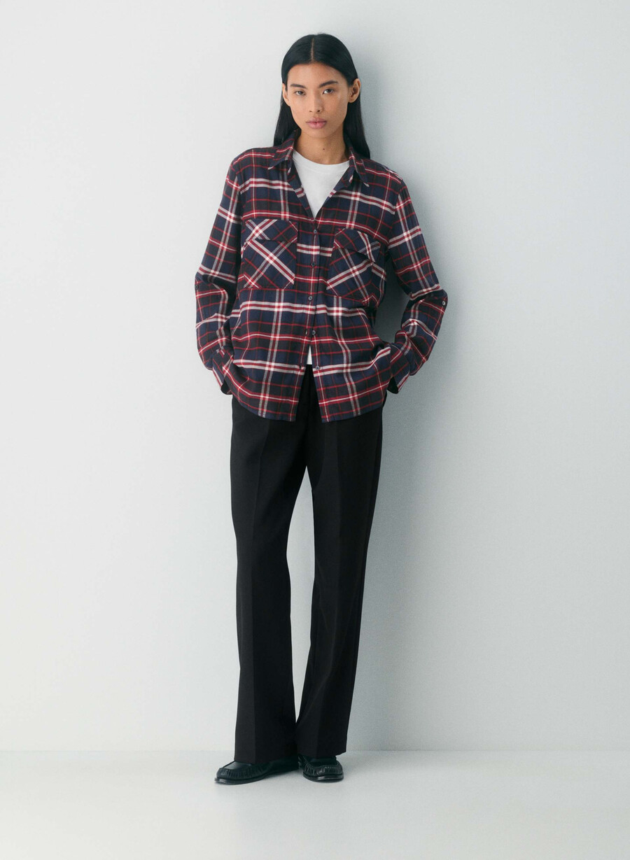 utility shirt hstn chk admld r rd