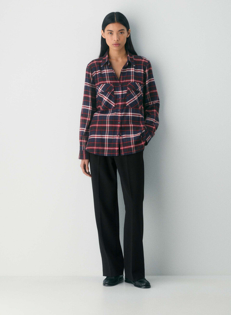 utility shirt hstn chk admld r rd