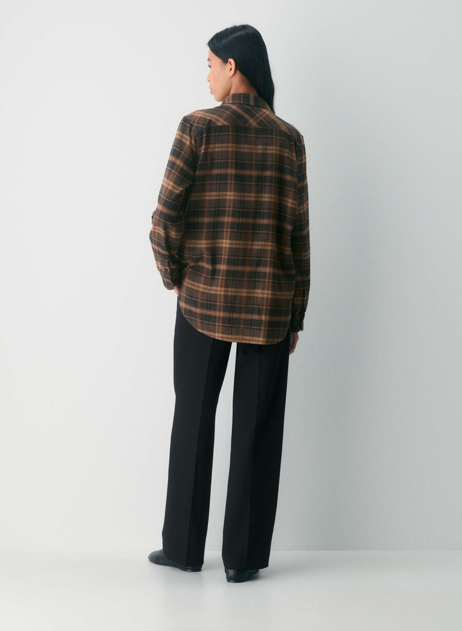 utility shirt hstn chk r m bch br