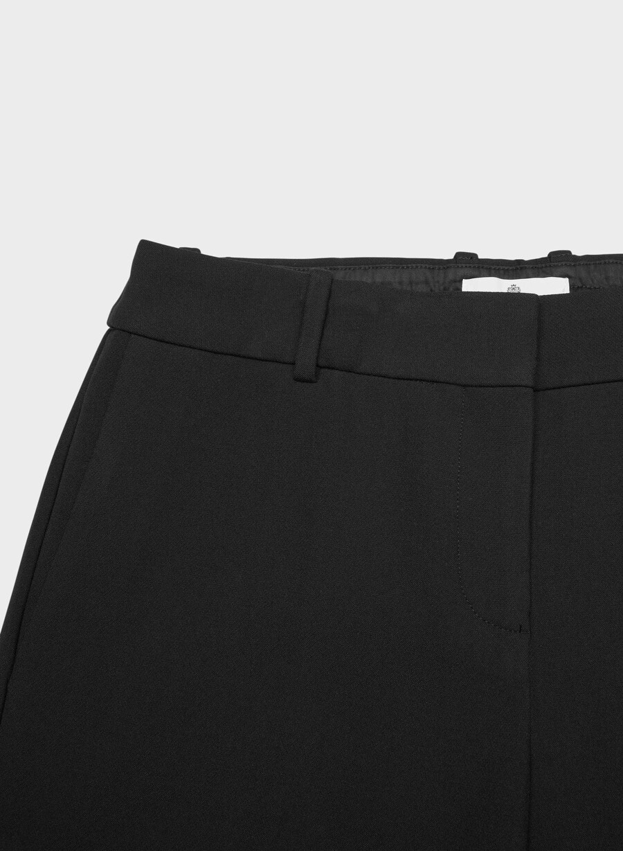 new agency lo-rise pant - ressential black