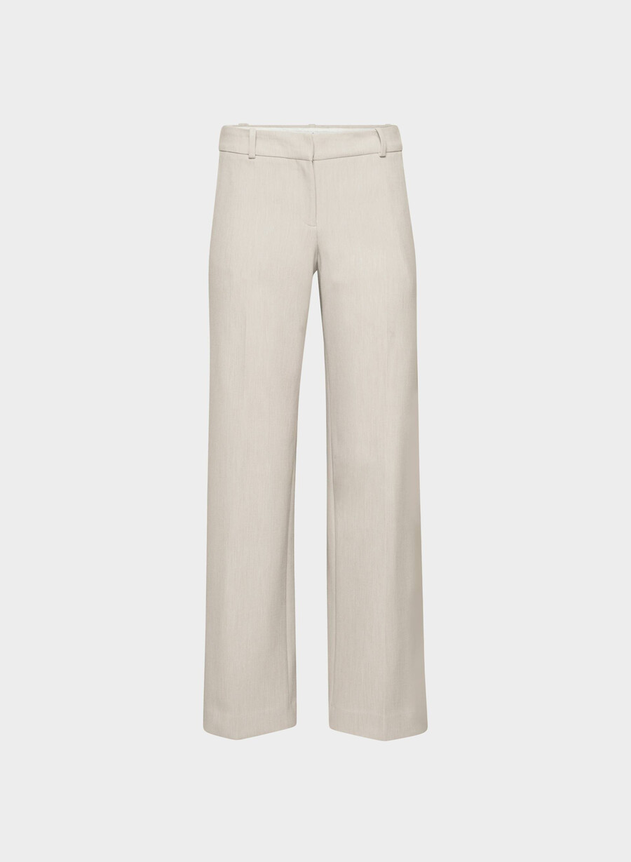 new agency lo-rise pant - ressential heather matte pearl