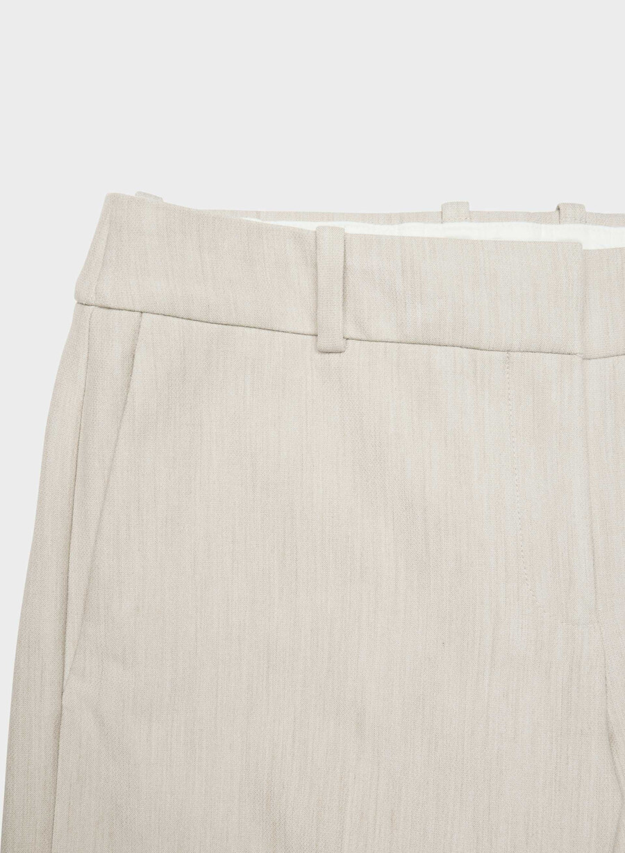 new agency lo-rise pant - ressential heather matte pearl