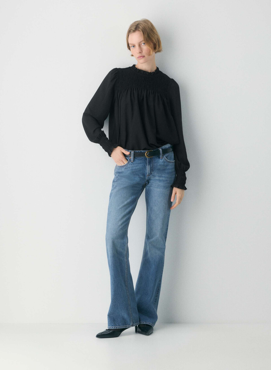 compose blouse black
