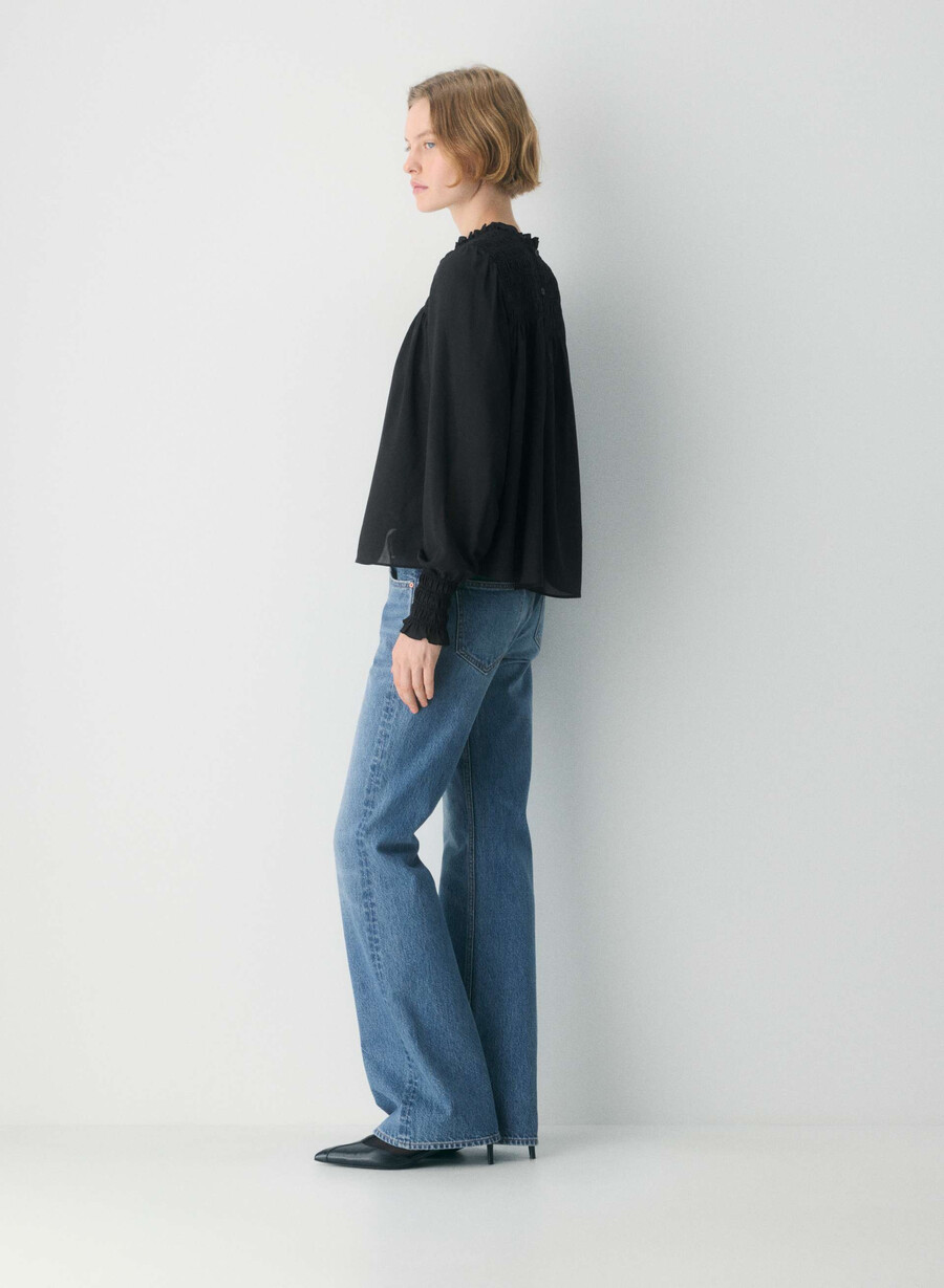 compose blouse black