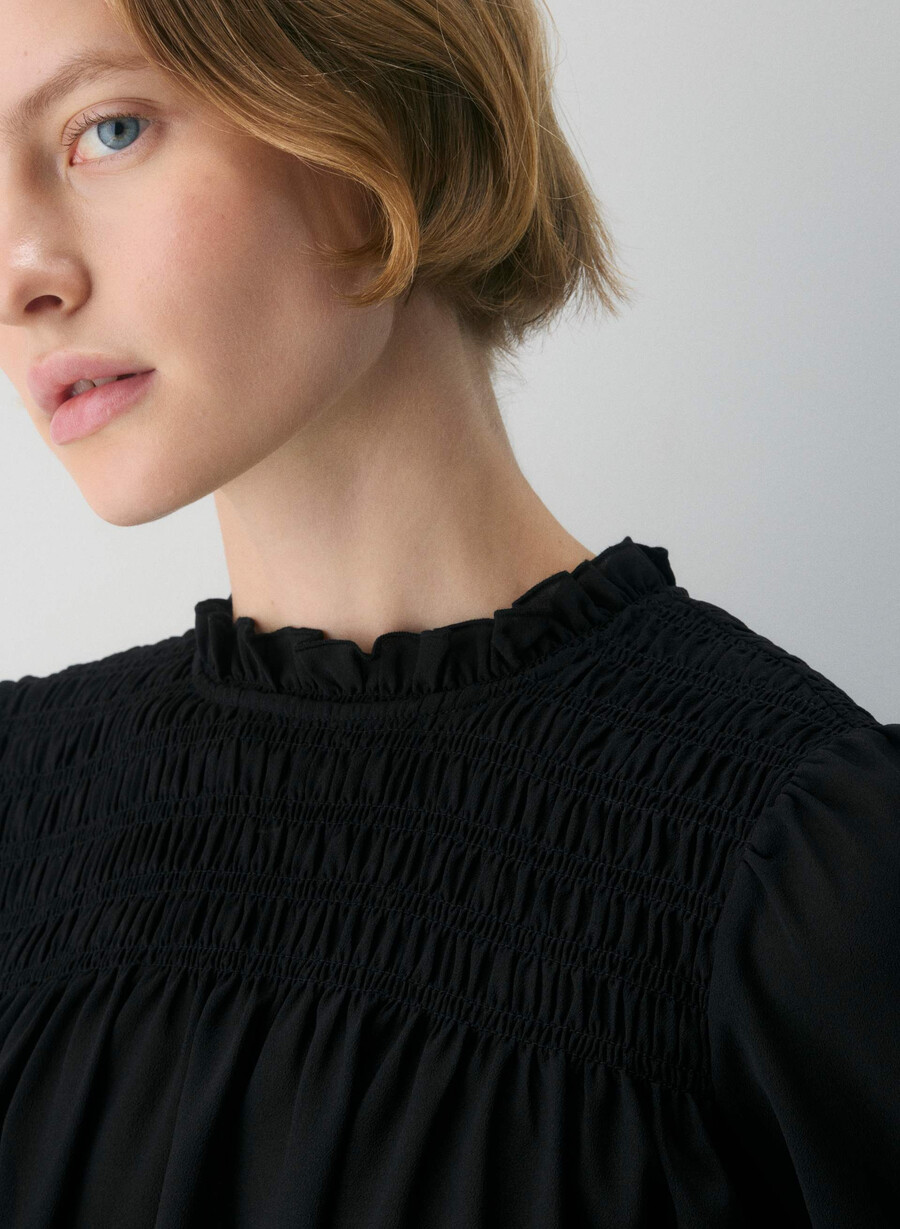 compose blouse black