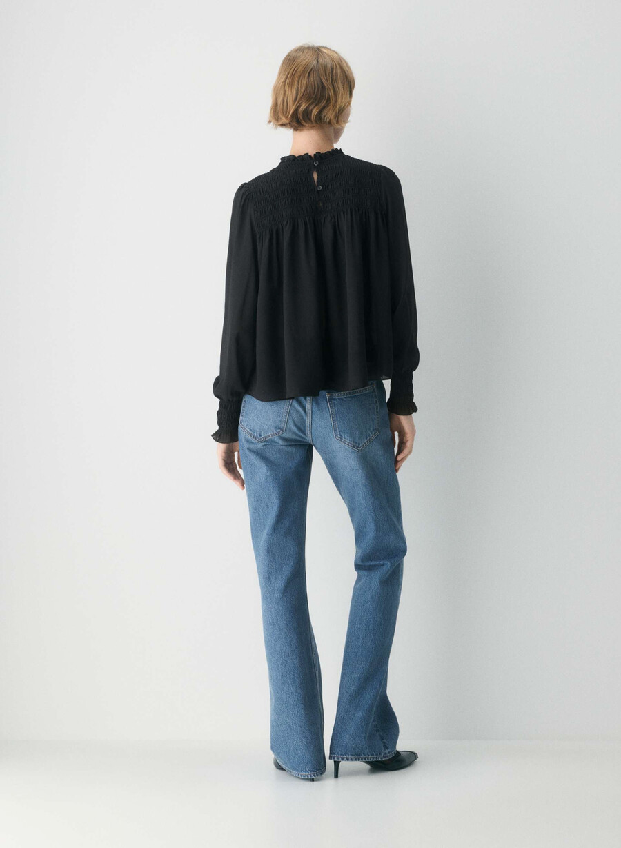 compose blouse black