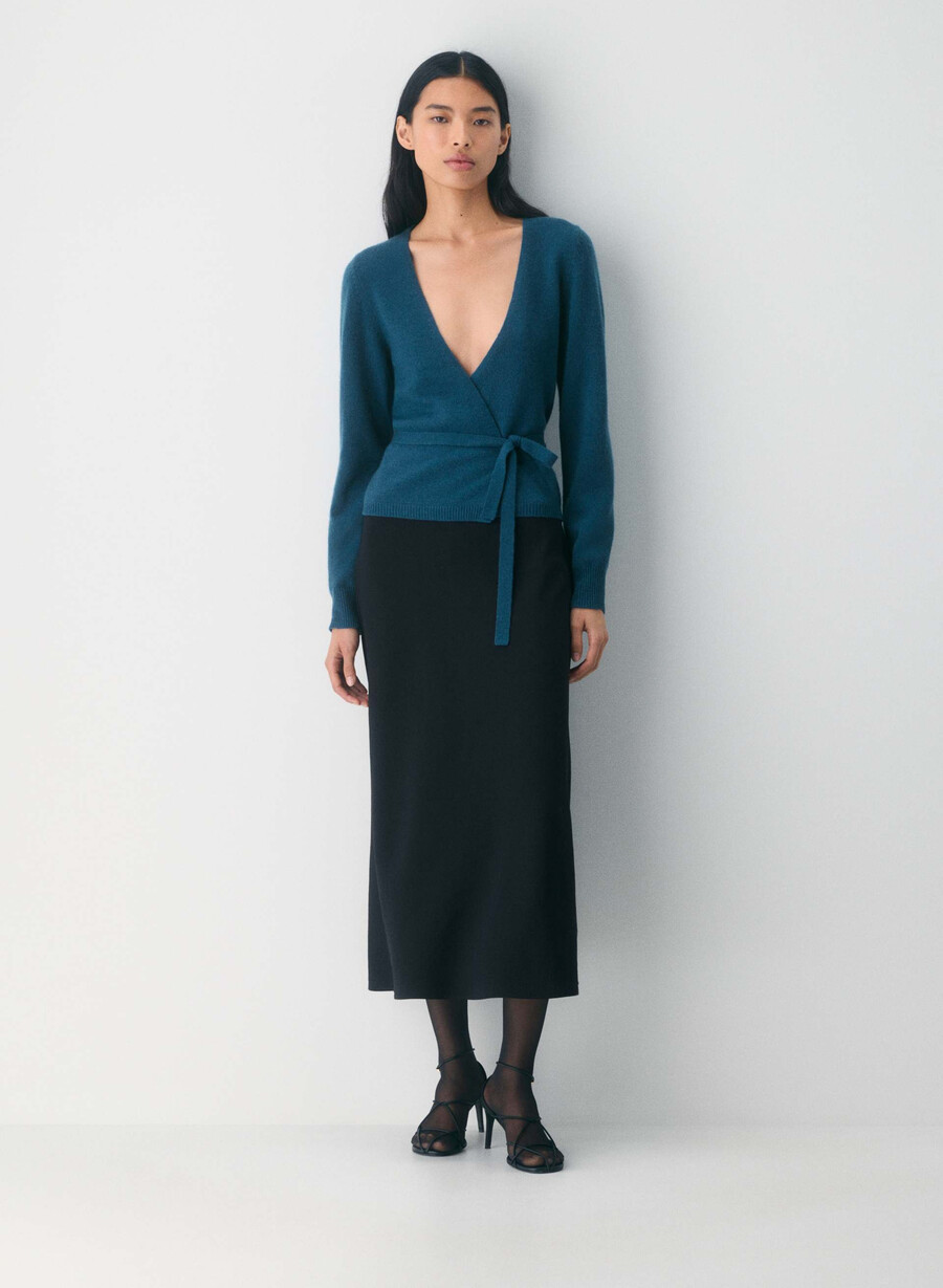 haywood wool cashmere sweater nocturnal blue