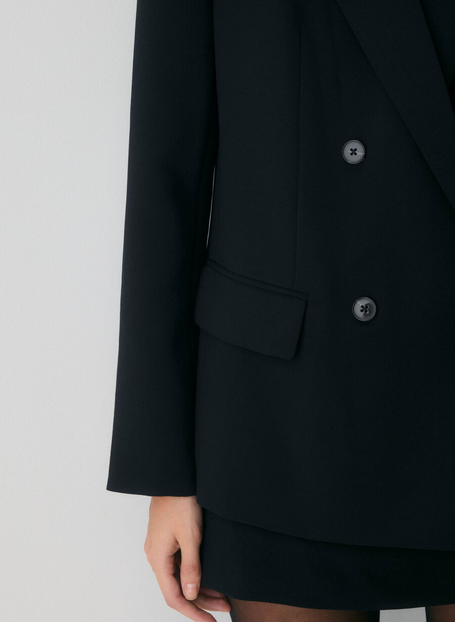 vermeer blazer - crepette black