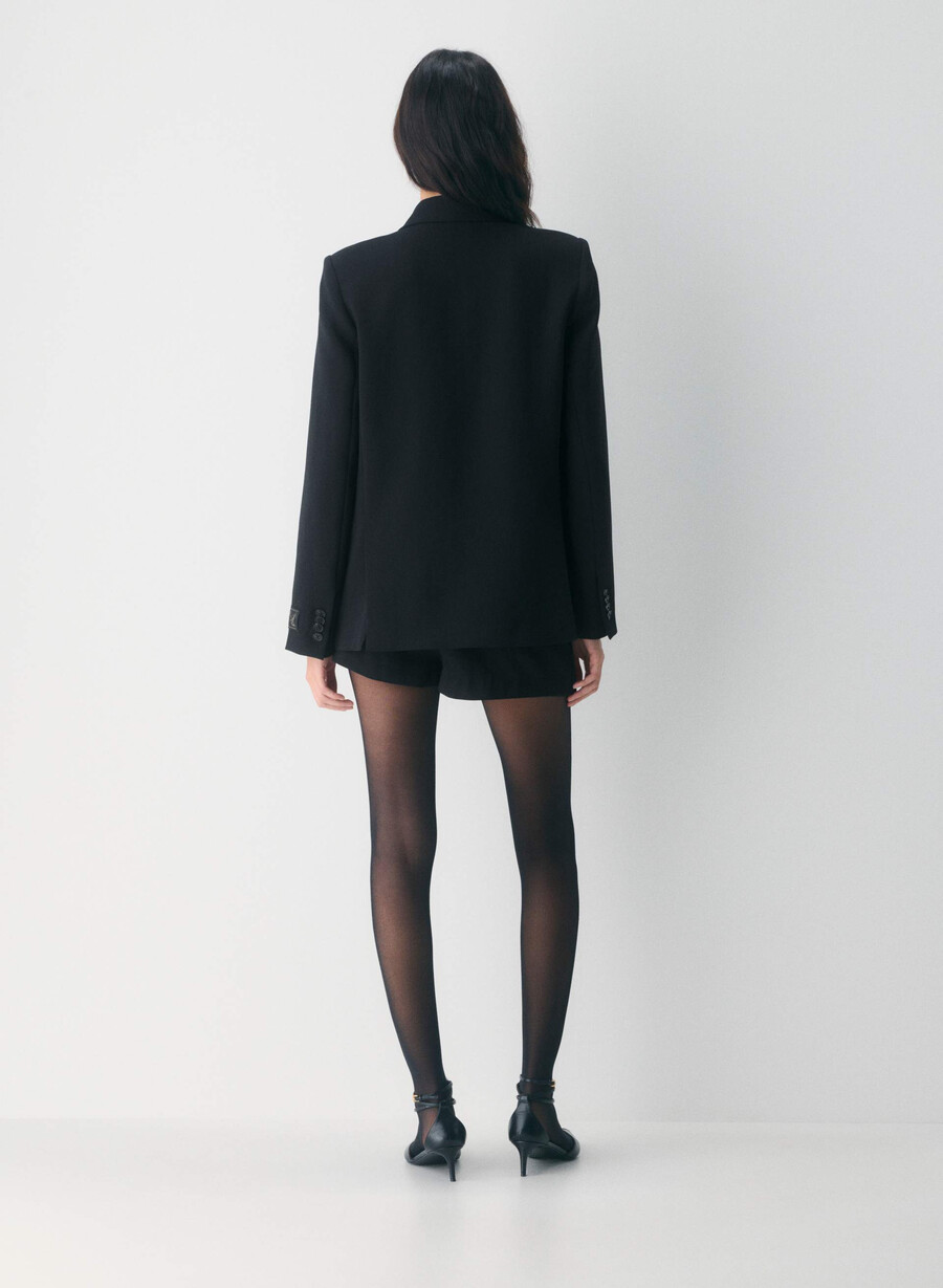 vermeer blazer - crepette black