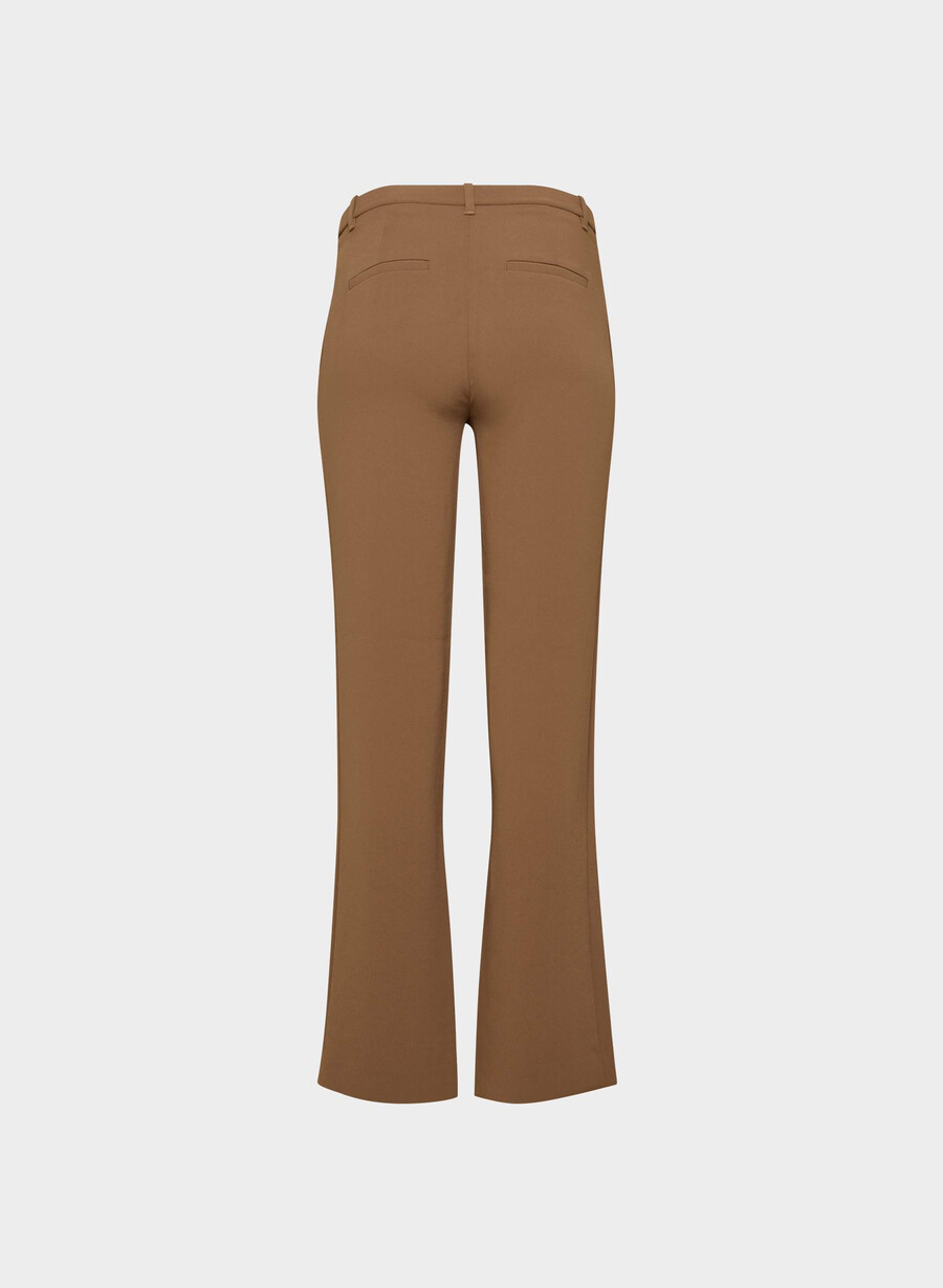 strata pant - crepette chocolatier brown