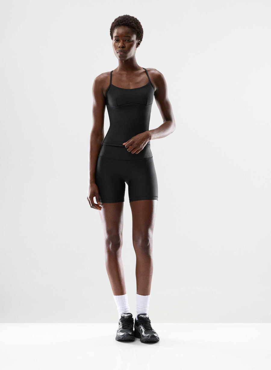 glotone cheeky infinite hi-rise 5 short black