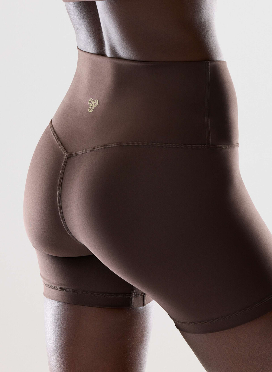 glotone cheeky infinite hi-rise 5 short rich mocha brown
