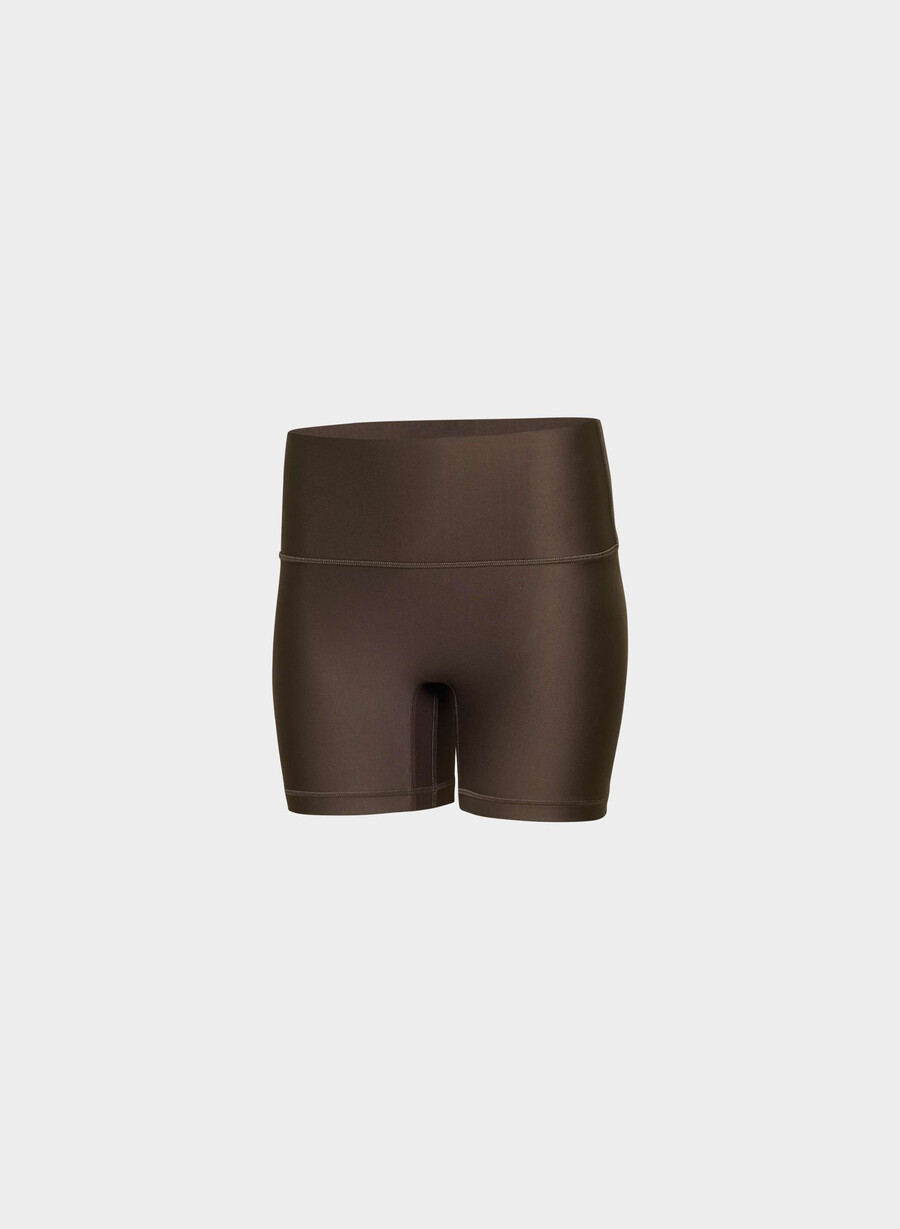 glotone cheeky infinite hi-rise 5 short rich mocha brown