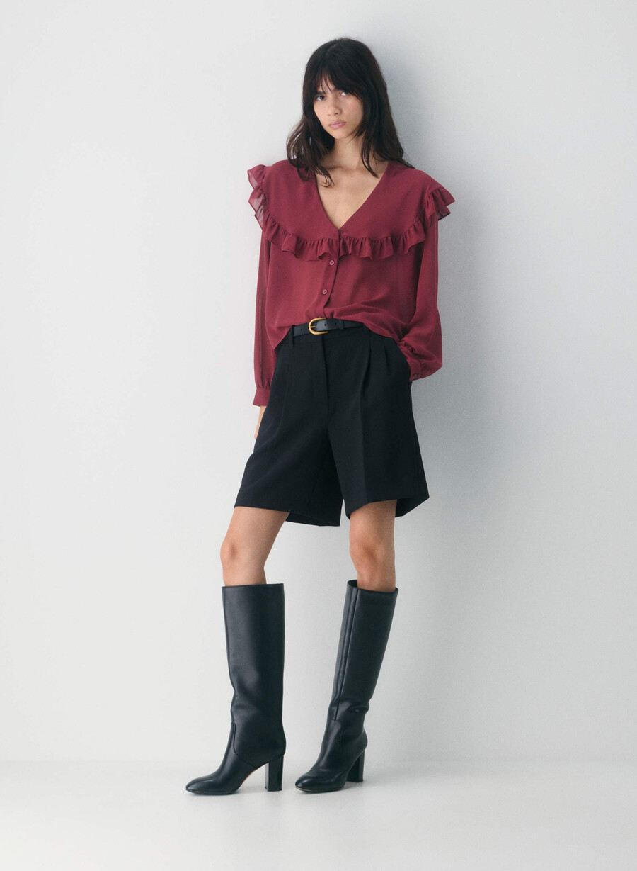 gaston blouse cordovan
