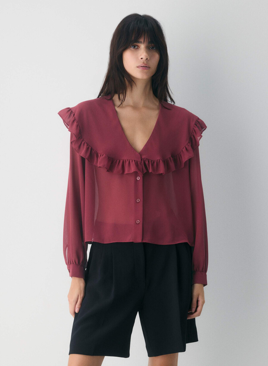 gaston blouse cordovan