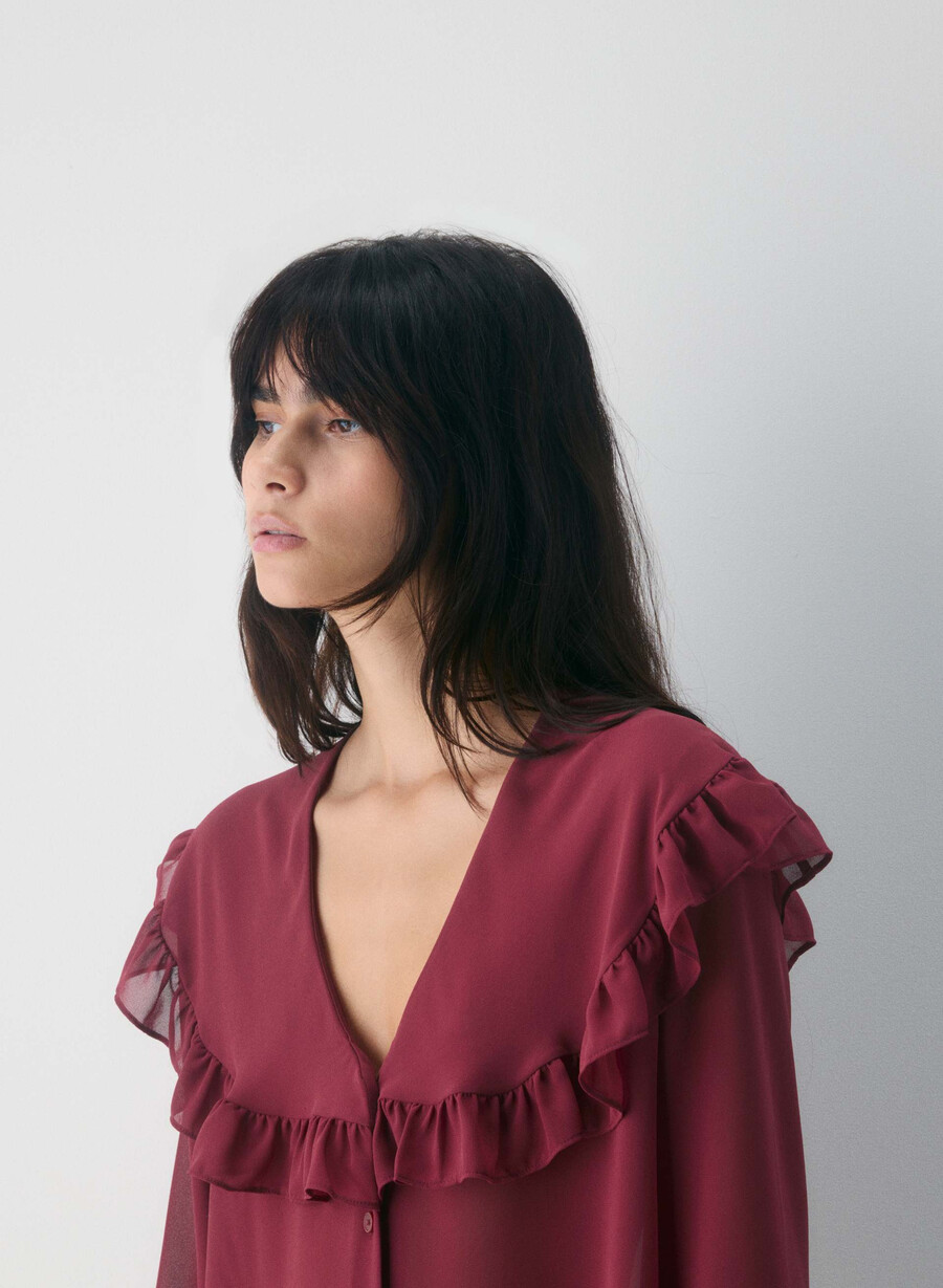 gaston blouse cordovan