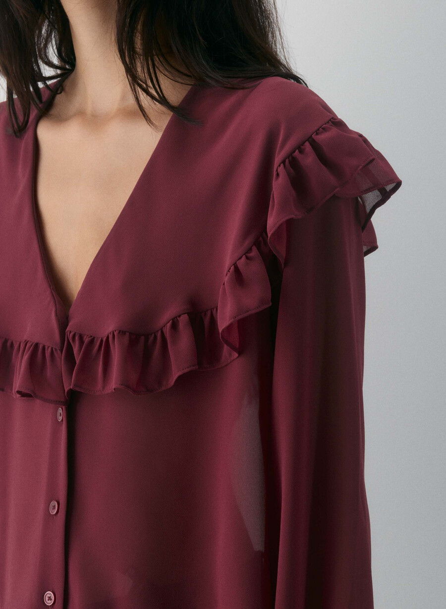 gaston blouse cordovan