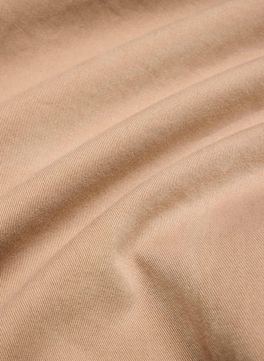 chino relaxed hi-rise wide pant washed bronze camel