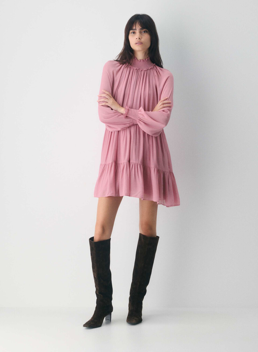 holly dress frozen berry