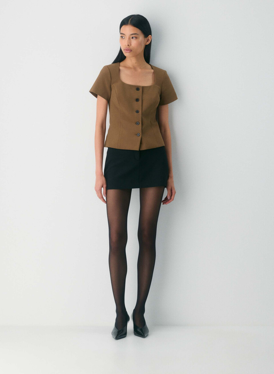 fidelity top heather charcoal