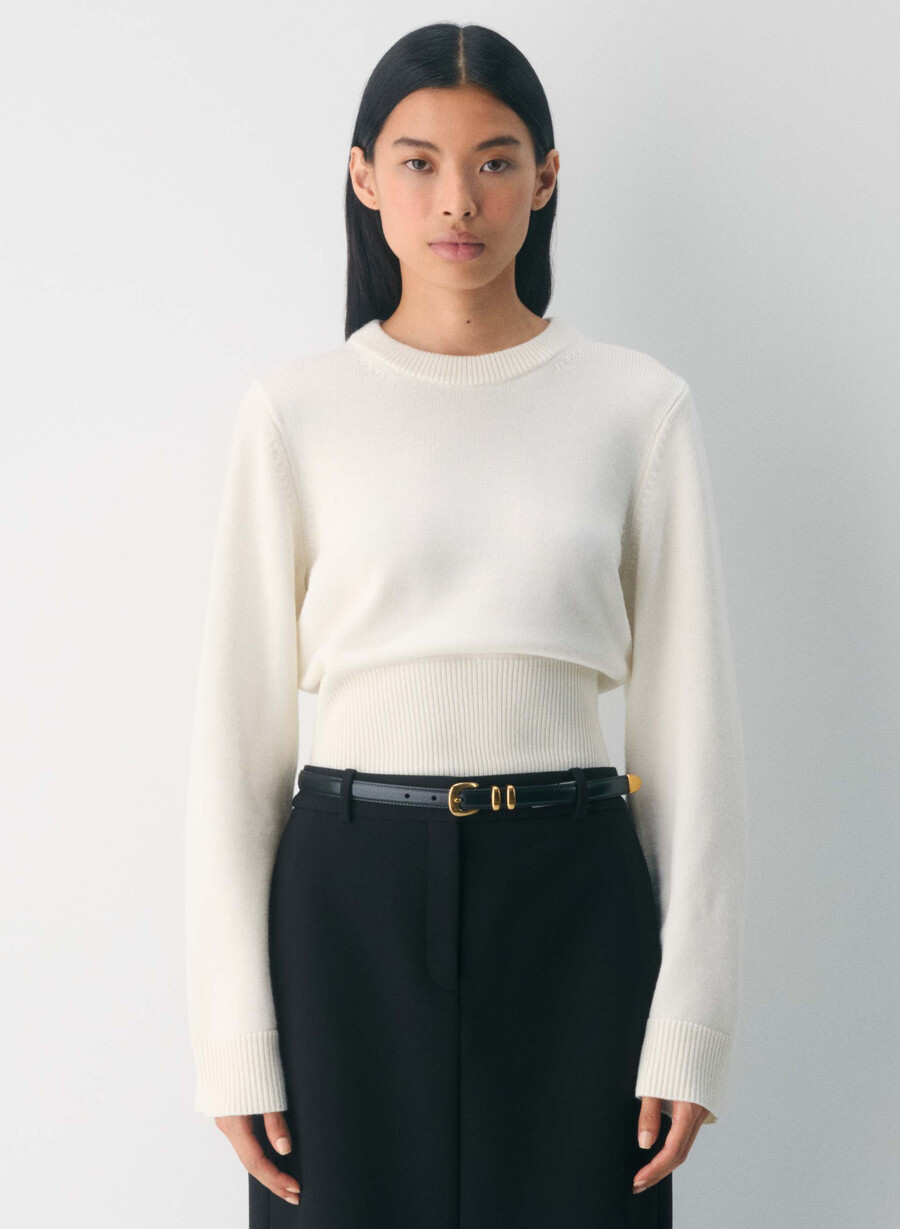 byline merino wool sweater light birch