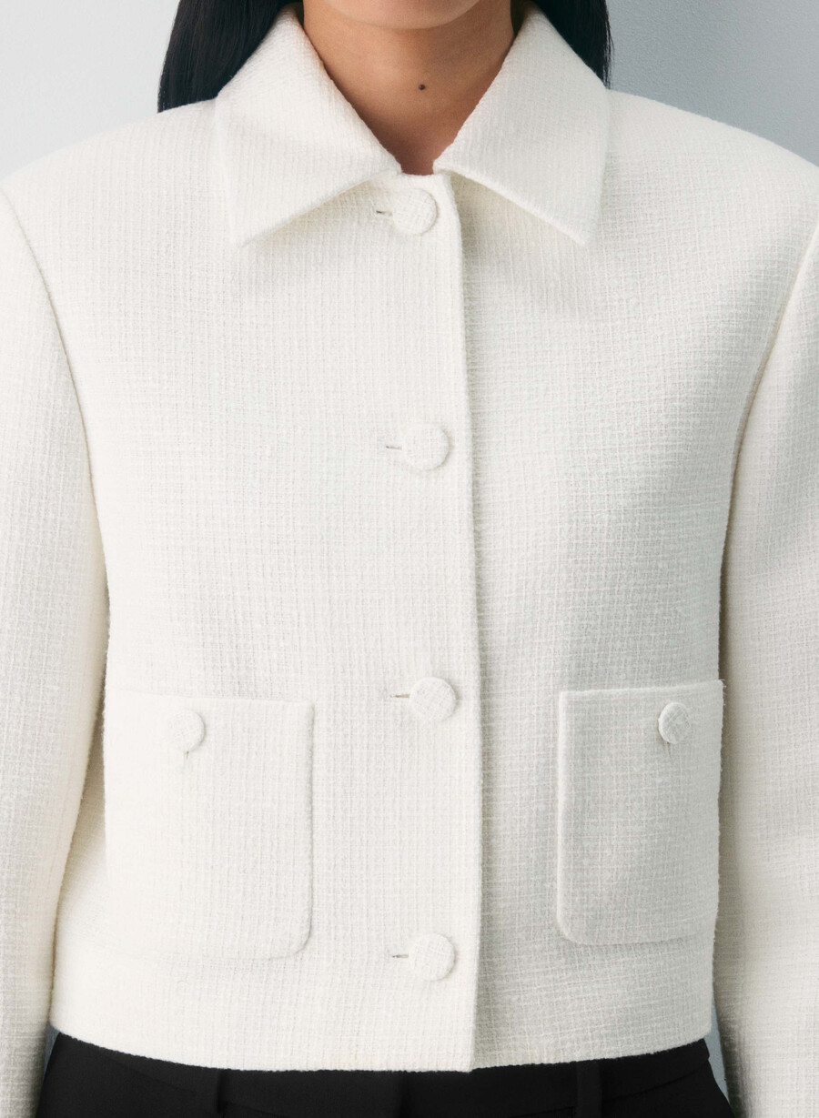 ashfield jacket - tweed light birch