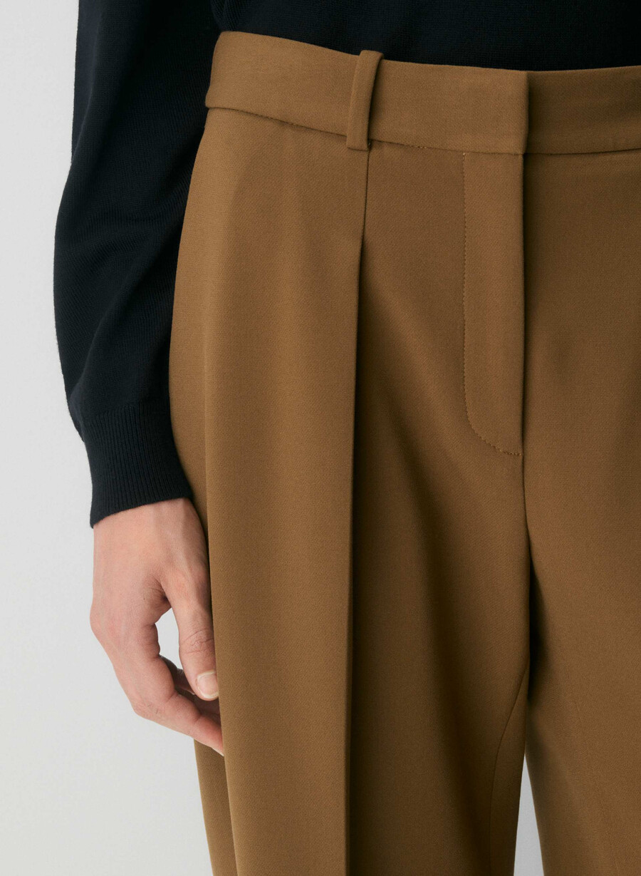 dial pant - ressential cello brown