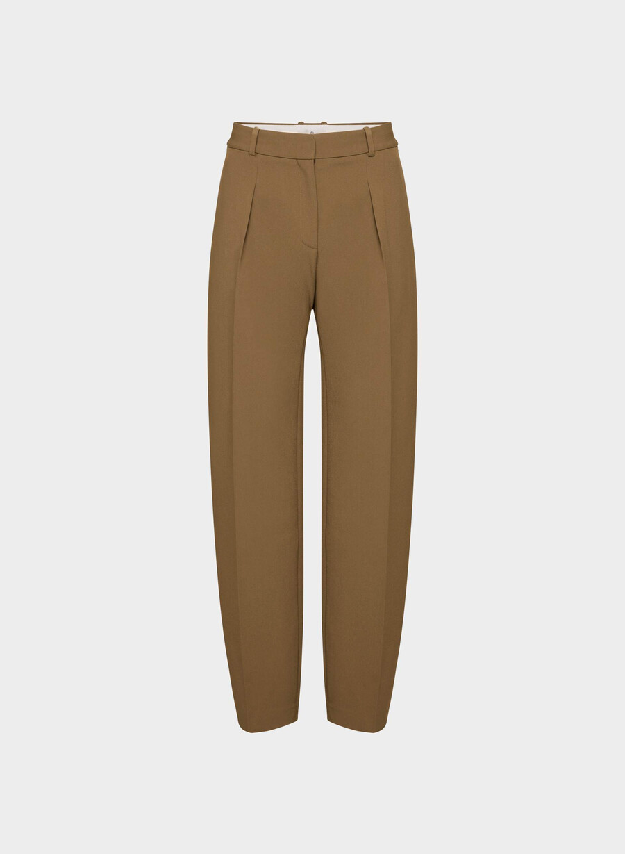 dial pant - ressential cello brown