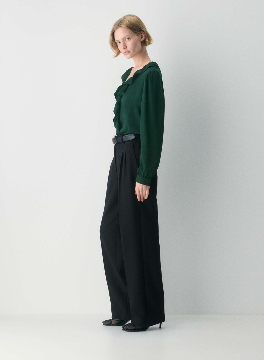 tulip blouse scarab