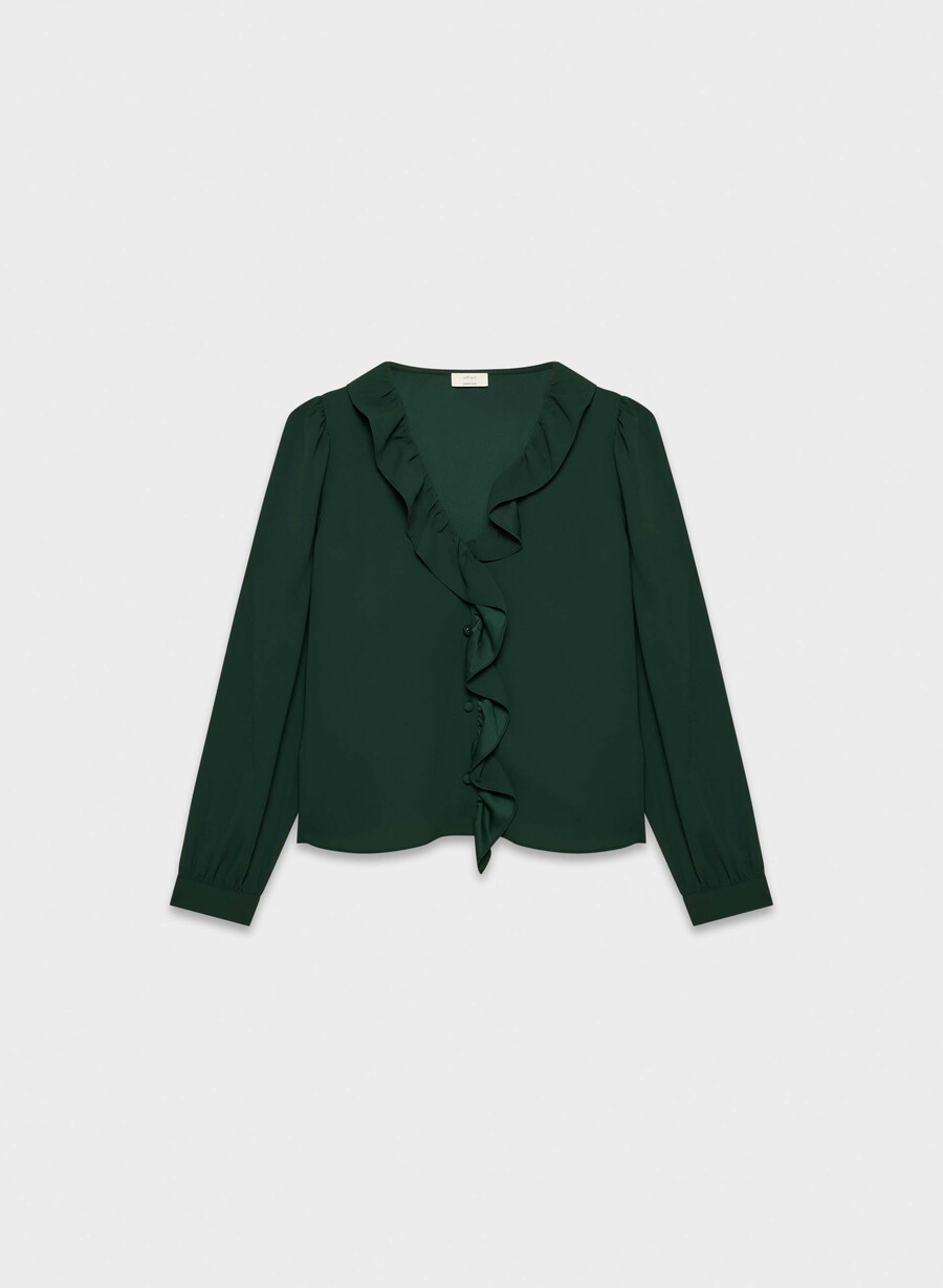 tulip blouse scarab