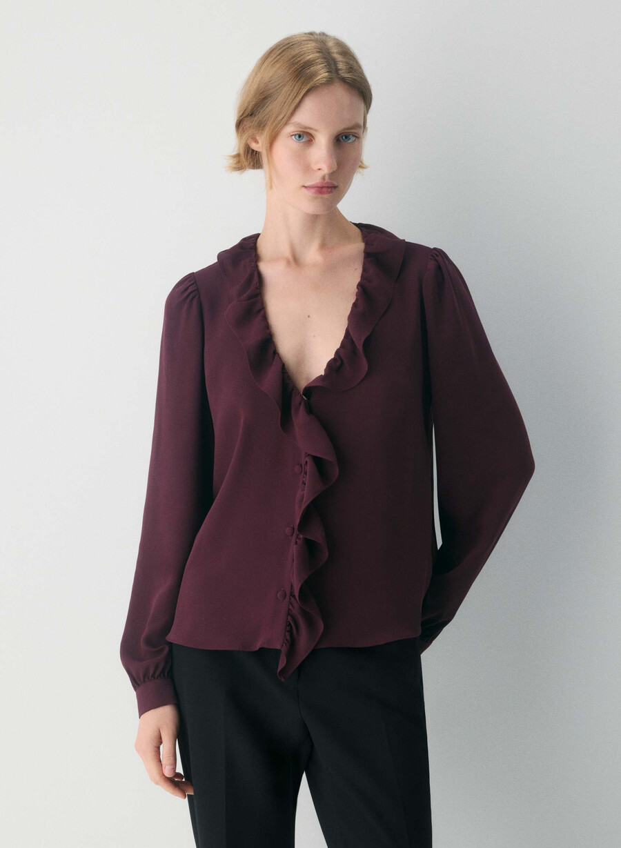 tulip blouse cardamon