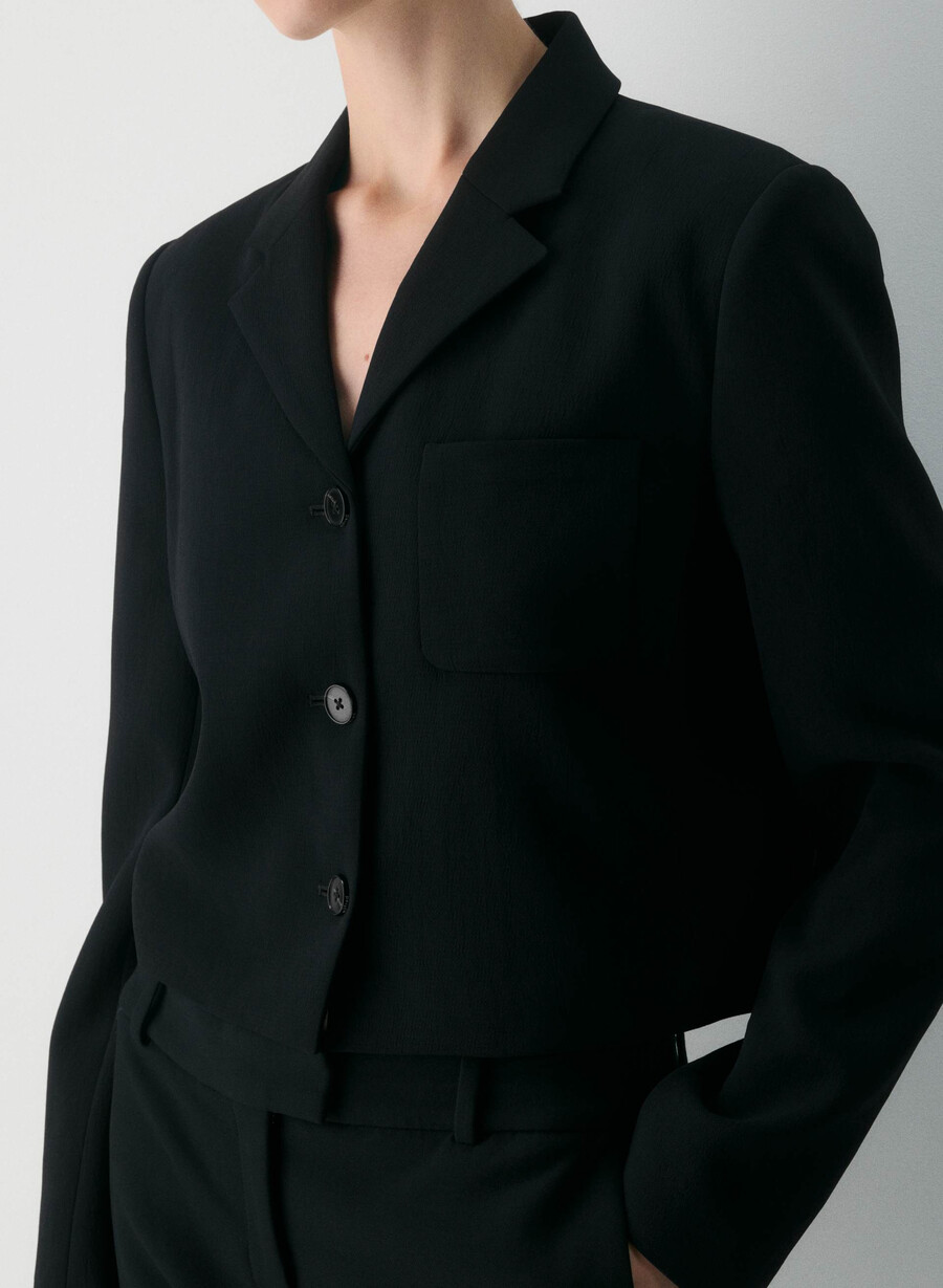 regatta jacket - crepette black