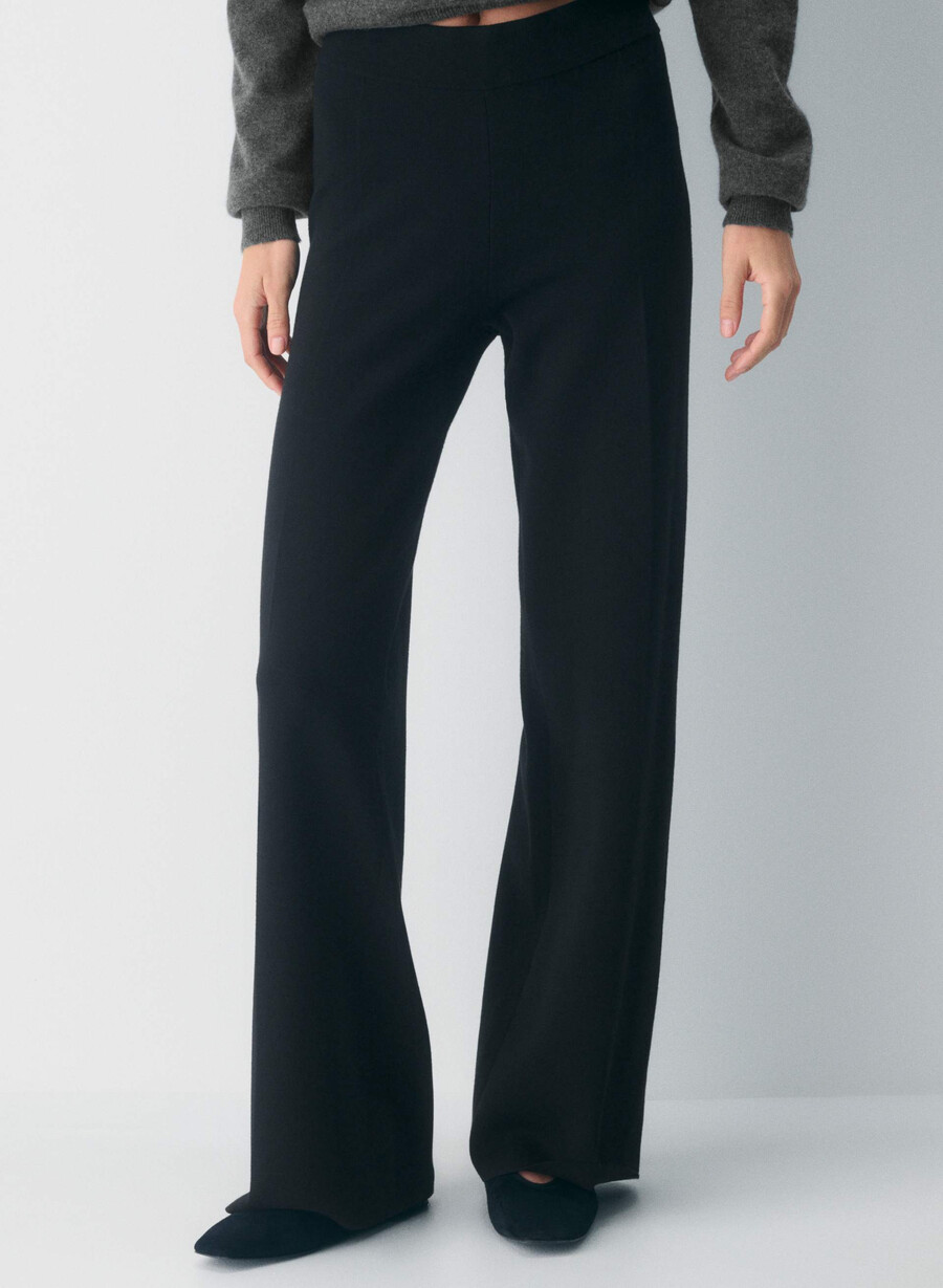 souvenir pant - wonder yarn black