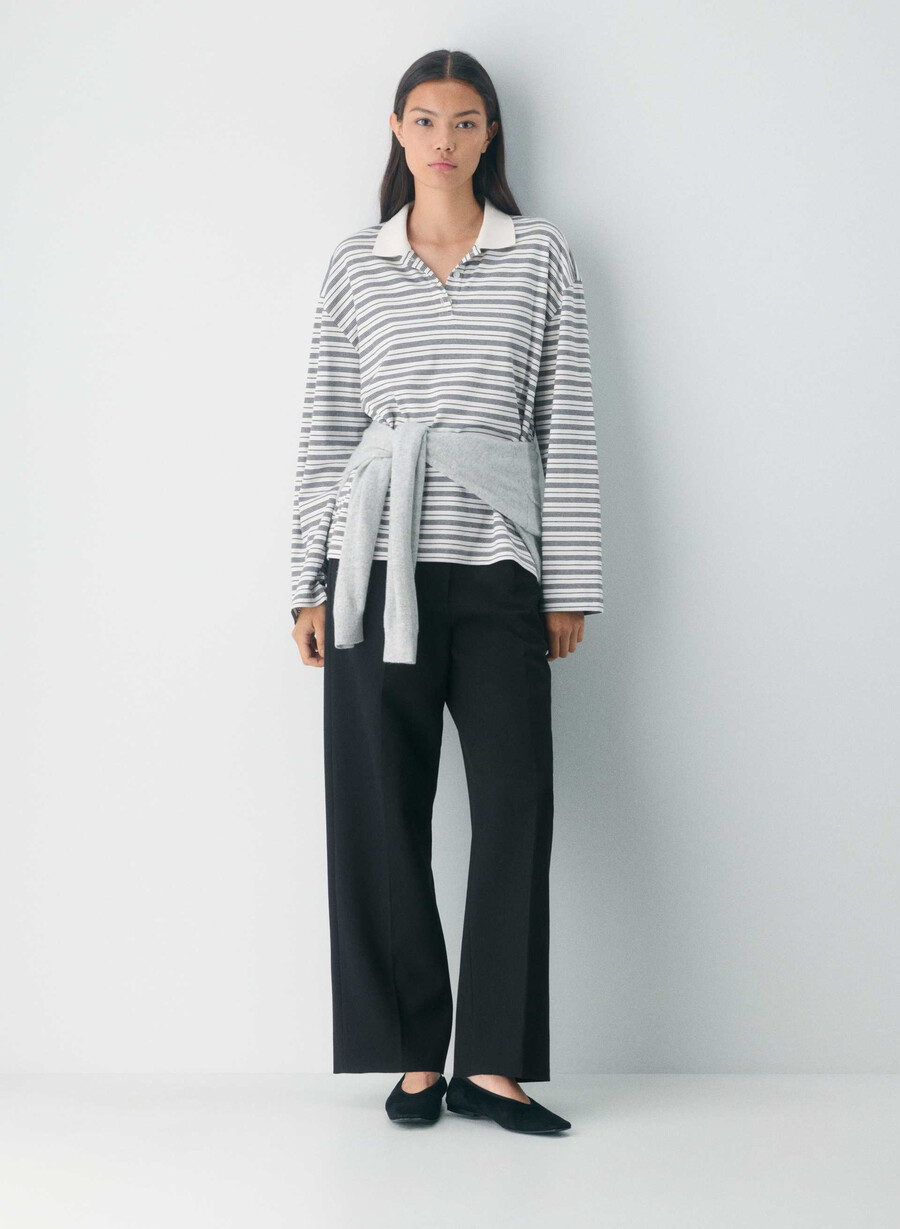 interlock cotton eton longsleeve light birchblack