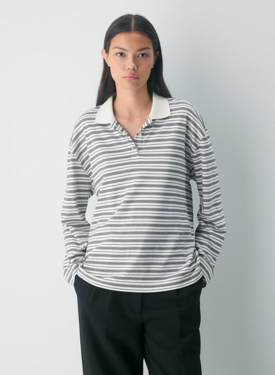 interlock cotton eton longsleeve light birchblack