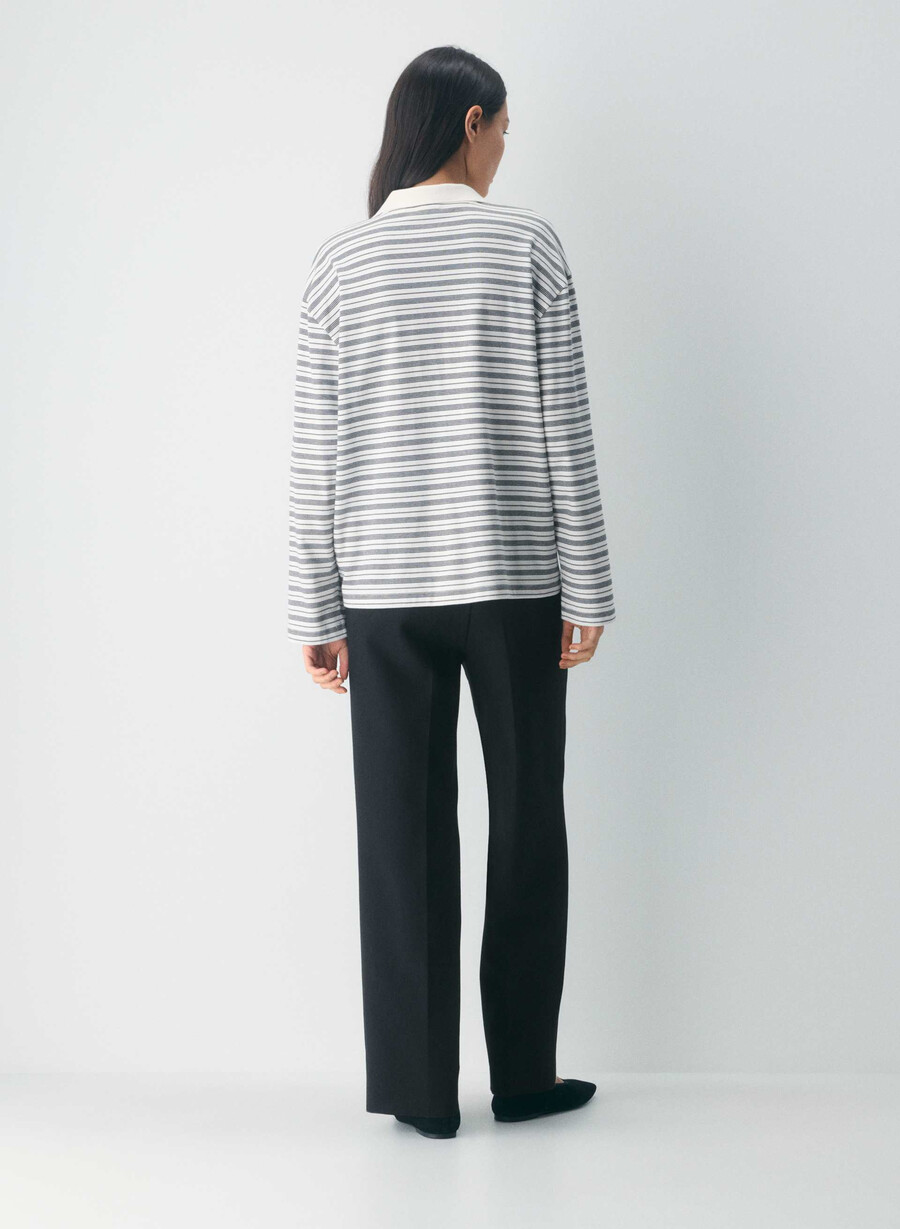 interlock cotton eton longsleeve light birchblack