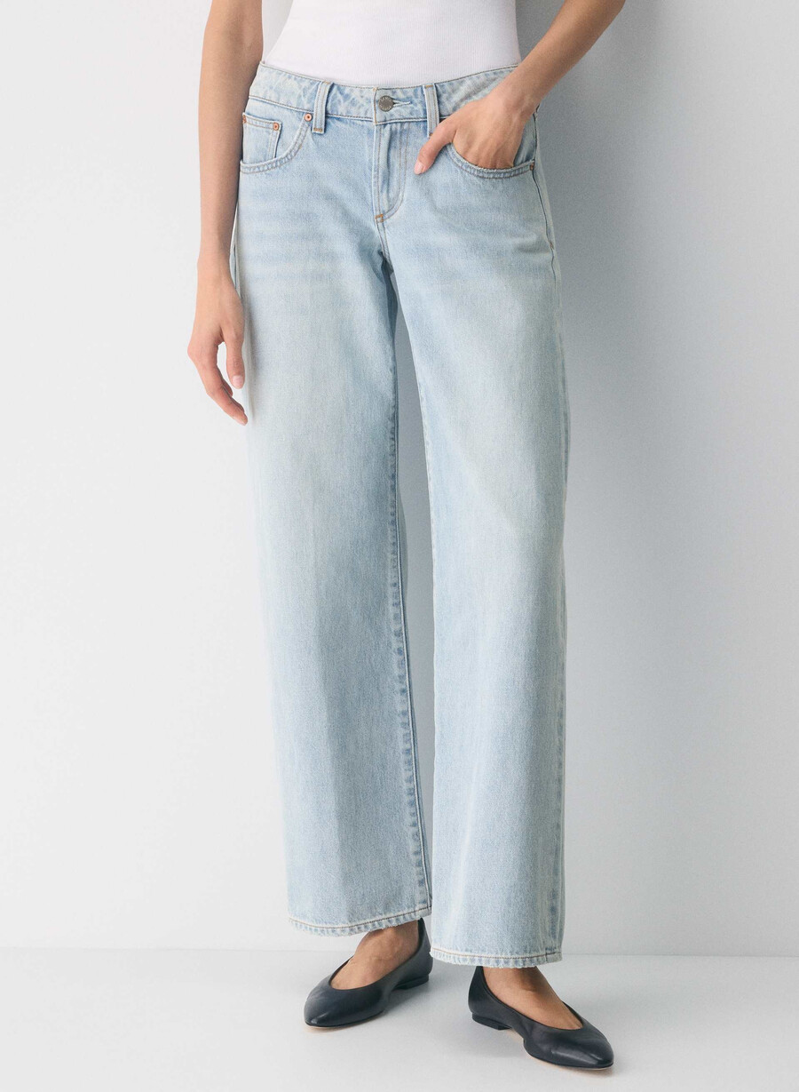 denim forum the 90s super lo-rise baggy jean 15 yrs brl thr bleu